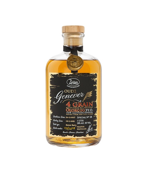 Zuidam Special #28 Oude Genever 3 Years Old Four Grain Oloroso bij t Bockje in Bathmen