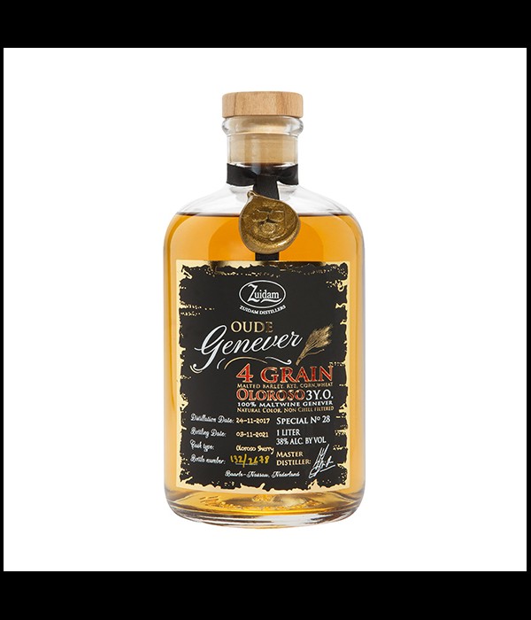 Zuidam Special #28 Oude Genever 3 Years Old Four Grain Oloroso bij t Bockje in Bathmen