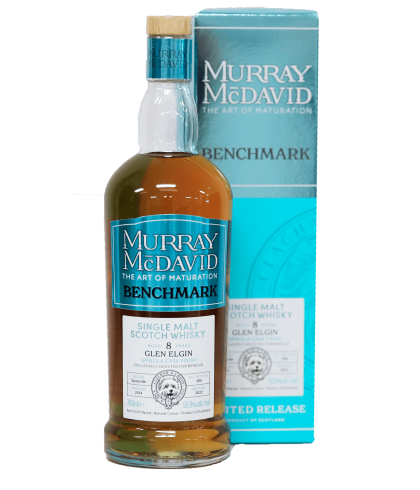Fles Schotse whisky van bottelaar Murray McDavid, op voorraad bij slijterij t Bockje in Bathmen