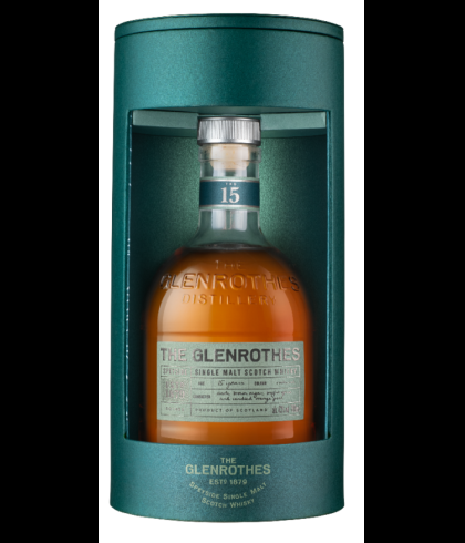 Fles The Glenrothes 15 Years Old, single malt whisky, op voorraad bij slijterij t Bockje in Bathmen