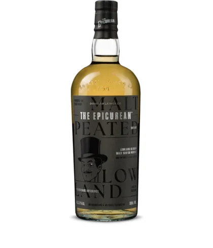 Fles The Epicurean Peated Edition, Lowland blended malt van Douglas Laing, op voorraad bij slijterij t Bockje in Bathmen