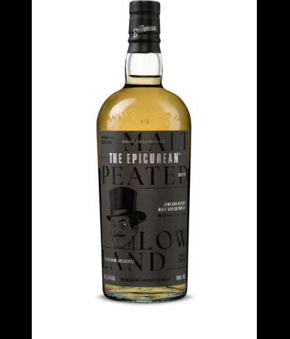 Fles The Epicurean Peated Edition, Lowland blended malt van Douglas Laing, op voorraad bij slijterij t Bockje in Bathmen