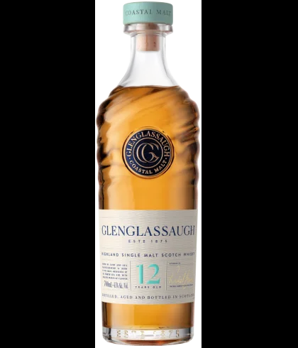 Fles Glenglassaugh 12 Years Old, single malt whisky, op voorraad bij slijterij t Bockje in Bathmen