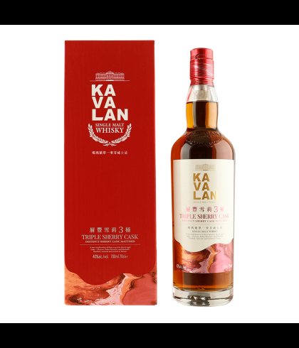 Fles Taiwanese single malt van Kavalan, op voorraad bij slijterij t Bockje in Bathmen