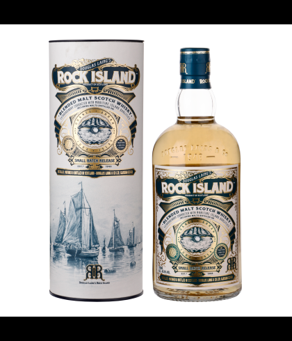 Fles Rock Island Blended Malt, Schotse blended malt van de eilanden, op voorraad bij slijterij t Bockje in Bathmen