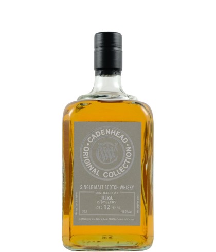 Fles Cadenhead’s Jura 12 Years Old, single malt whisky, op voorraad bij slijterij t Bockje in Bathmen