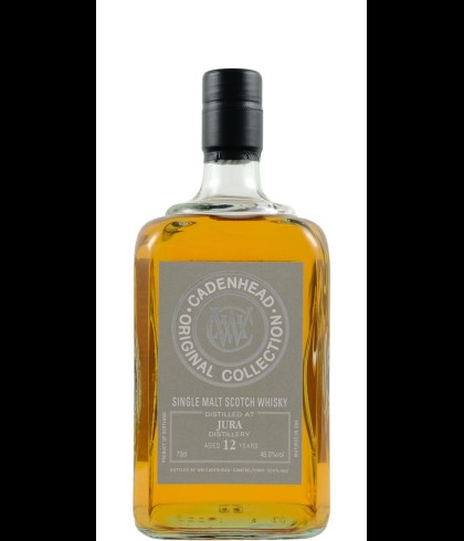 Fles Cadenhead&rsquo;s Jura 12 Years Old, single malt whisky, op voorraad bij slijterij t Bockje in Bathmen