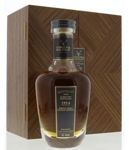 Fles The Glenlivet Private Collection 1954, single malt whisky, op voorraad bij slijterij t Bockje in Bathmen