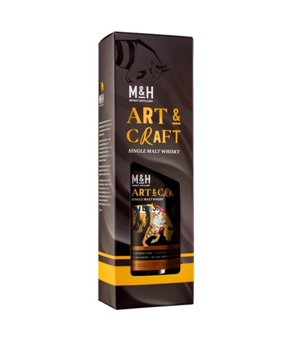 Fles M&H Art & Craft Doppelbock Beer Casks, whisky, op voorraad bij slijterij ’t Bockje in Bathmen