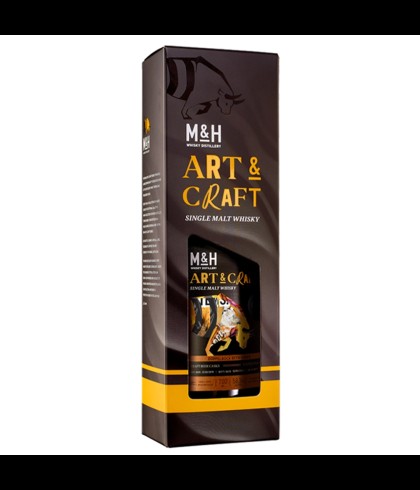 Fles M&H Art & Craft Doppelbock Beer Casks, whisky, op voorraad bij slijterij ’t Bockje in Bathmen