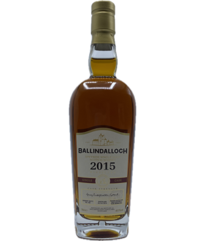 Fles Ballindalloch 2015 Single Cask, whisky, bij slijterij t Bockje in Bathmen