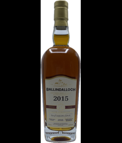 Fles Ballindalloch 2015 Single Cask, whisky, bij slijterij t Bockje in Bathmen