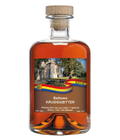 Battums Kruidenbitter, op voorraad bij slijterij t Bockje in Bathmen