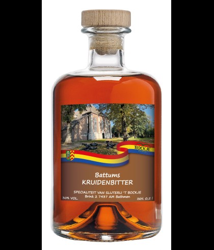 Battums Kruidenbitter, op voorraad bij slijterij t Bockje in Bathmen