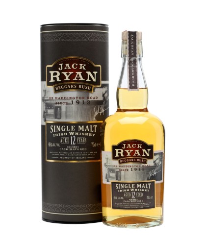 Fles Iers whiskey van Jack Ryan, op voorraad bij slijterij t Bockje in Bathmen