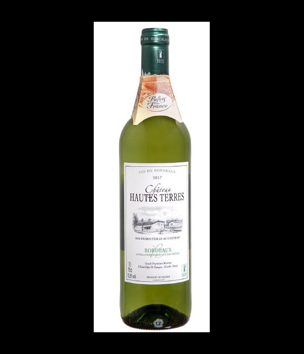 Château Hautes Terres Bordeaux Blanc, wijn bij t Bockje in Bathmen