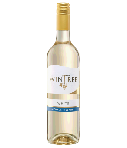 Alcoholvrije drank Winfree De-Alcoholized White Wine van Winfree, bij slijterij ’t Bockje in Bathmen