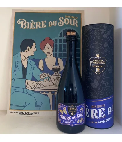 Hertog Jan Grand Prestige Vatgerijpt Bierre Du Soir Serie 2022, bier op voorraad bij slijterij t Bockje in Bathmen