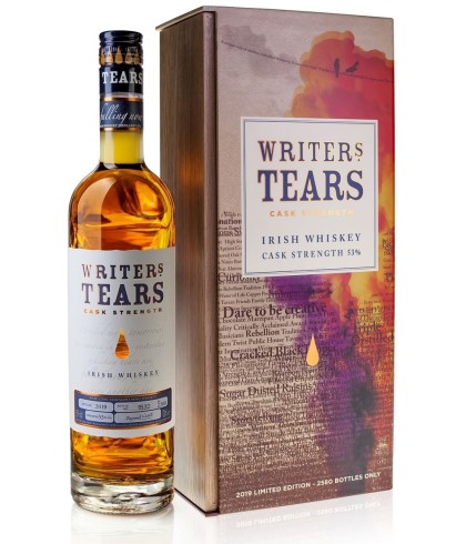 Fles Writers Tears Cask Strength 2019 Limited Edition, Ierse whiskey van Walsh Whiskey, op voorraad bij slijterij ’t Bockje in Bathmen