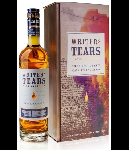 Fles Writers Tears Cask Strength 2019 Limited Edition, Ierse whiskey van Walsh Whiskey, op voorraad bij slijterij t Bockje in Bathmen