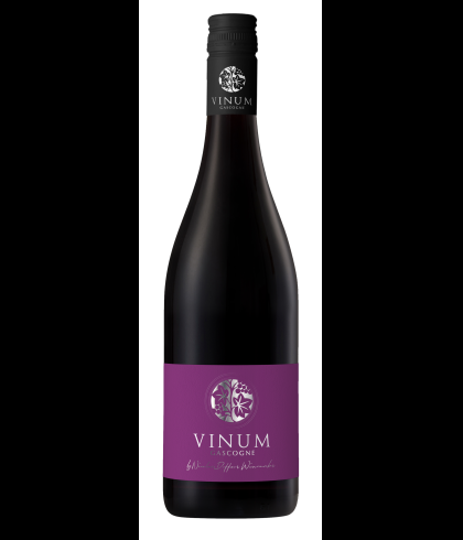 Fles Vinum Côtes de Gascogne Rouge, wijn bij slijterij t Bockje in Bathmen