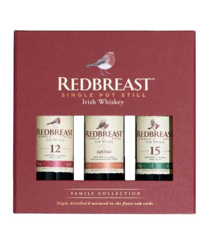 Geschenk Redbreast Family Collection 3x5CL, bij slijterij ’t Bockje in Bathmen