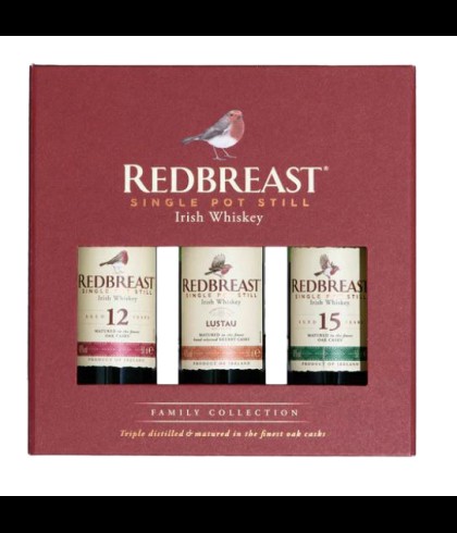Geschenk Redbreast Family Collection 3x5CL, bij slijterij ’t Bockje in Bathmen