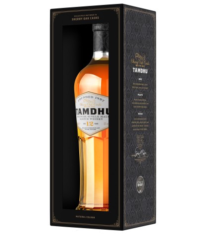 Fles Tamdhu 12 Years Old, Speyside single malt whisky uit Knockando, op voorraad bij slijterij t Bockje in Bathmen