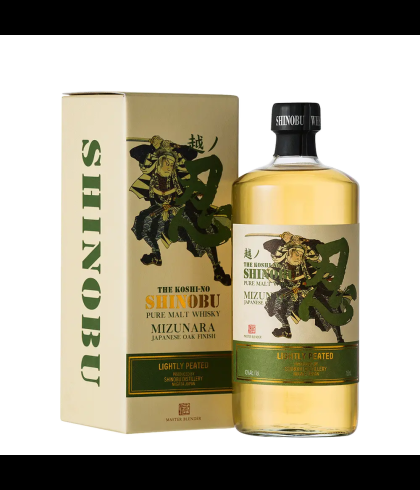 Fles Shinobu The Koshi-No, whisky, bij slijterij t Bockje in Bathmen