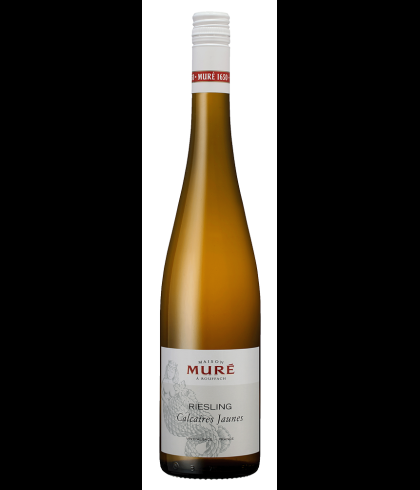 Fles Muré Riesling 'Calcaires Jaunes', wijn op voorraad bij slijterij t Bockje in Bathmen