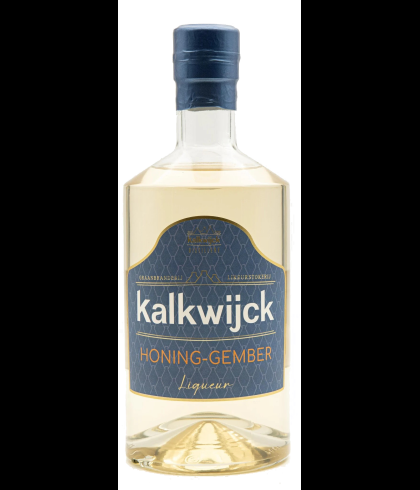 Kalkwijck Honing-Gemberlikeur, op voorraad bij slijterij t Bockje in Bathmen