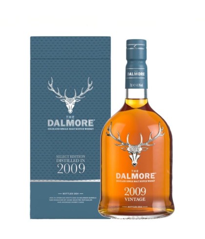 Fles The Dalmore Vintage 2009, single malt whisky, op voorraad bij slijterij t Bockje in Bathmen