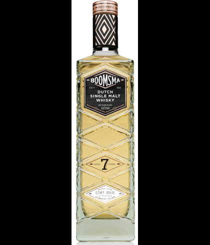 Fles Boomsma Single Malt Whisky Second Release, whisky, op voorraad bij slijterij t Bockje in Bathmen