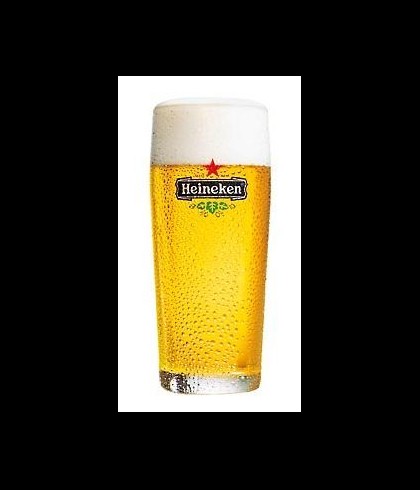 Heineken bierglas raaf 19 cl, glas bij t Bockje in Bathmen