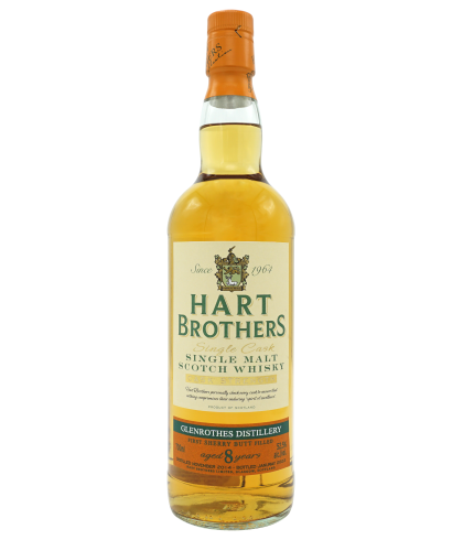 Fles Hart Brothers Blended 8 Years Old, single malt whisky, op voorraad bij slijterij t Bockje in Bathmen