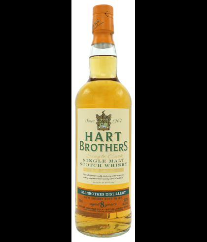 Fles Hart Brothers Blended 8 Years Old, single malt whisky, op voorraad bij slijterij t Bockje in Bathmen