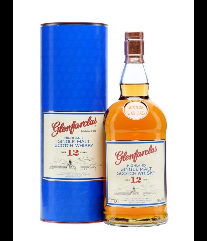 Fles Glenfarclas 12 Years Old, single malt whisky, op voorraad bij slijterij t Bockje in Bathmen