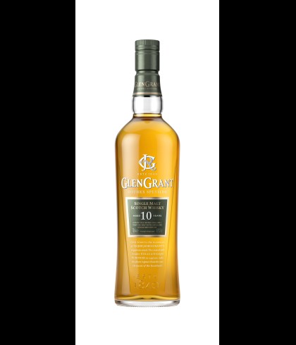 Fles Glen Grant 10 Years Old The Major's Reserve Pure Highland Single Malt Whisky, whisky, op voorraad bij slijterij ’t Bockje in Bathmen
