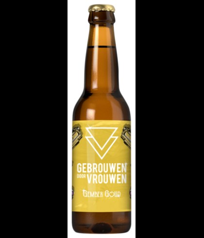 Gebrouwen door Vrouwen Gember Goud, bier op voorraad bij slijterij t Bockje in Bathmen