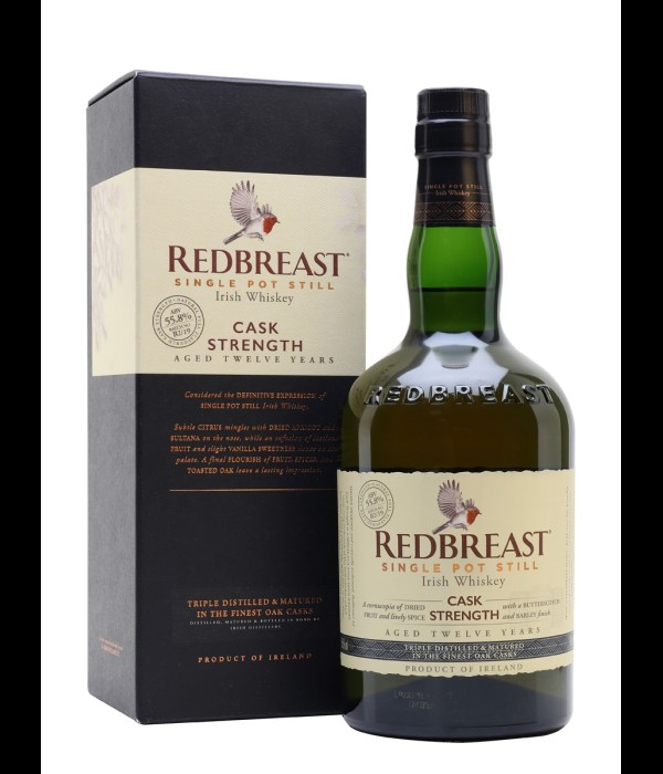 Redbreast 12 Years Old Irish Whiskey Cask Strength bij t Bockje in Bathmen