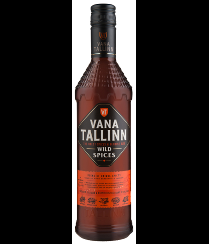 Fles Vana Tallinn Wild Spices, rum, op voorraad bij slijterij t Bockje in Bathmen