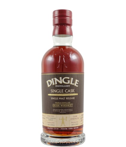 Fles Dingle 2014 Single Cask, single malt whisky, op voorraad bij slijterij t Bockje in Bathmen