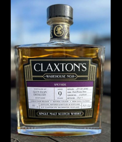 Fles Warehouse No.8 Glen Elgin 9 Years Old 2016, single malt whisky, op voorraad bij slijterij t Bockje in Bathmen
