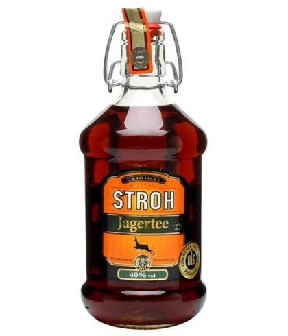 Fles Stroh Jagertee, rum, op voorraad bij slijterij t Bockje in Bathmen