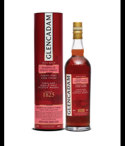 Fles Glencadam Reserva de Porto Tawny, single malt whisky, op voorraad bij slijterij t Bockje in Bathmen