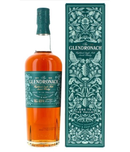 Fles GlenDronach Ode to the Valley, single malt whisky, op voorraad bij slijterij t Bockje in Bathmen
