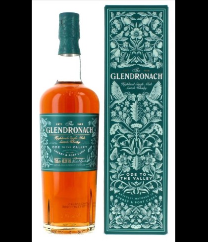 Fles GlenDronach Ode to the Valley, single malt whisky, op voorraad bij slijterij t Bockje in Bathmen