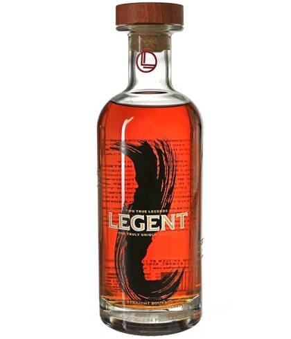 Fles Legent Bourbon, whisky, op voorraad bij slijterij t Bockje in Bathmen