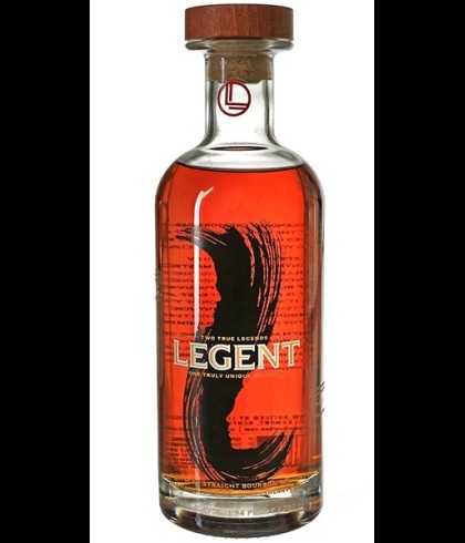 Fles Legent Bourbon, whisky, op voorraad bij slijterij t Bockje in Bathmen