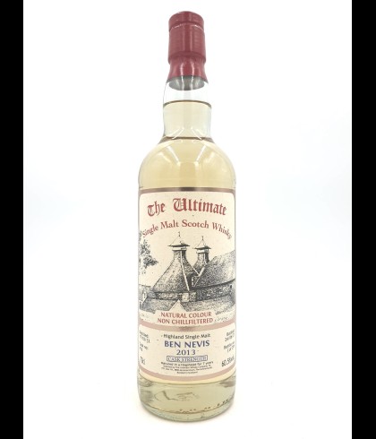 Fles The Ultimate Ben Nevis 7Y 2013 Cask Strength, single malt whisky, op voorraad bij slijterij t Bockje in Bathmen